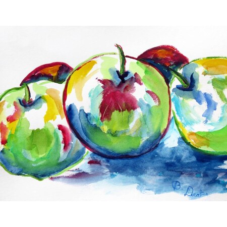Betsy Drake 30 x 50 in. Three Apples Doormat DM818G